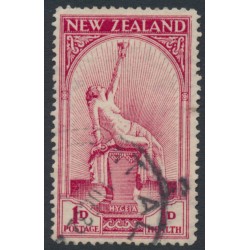 NEW ZEALAND - 1932 1d+1d carmine Health Stamp, used – SG # 552