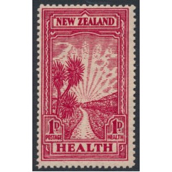 NEW ZEALAND - 1933 1d+1d carmine Health Stamp, MH – SG # 553