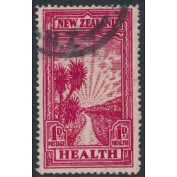 NEW ZEALAND - 1933 1d+1d carmine Health Stamp, used – SG # 553