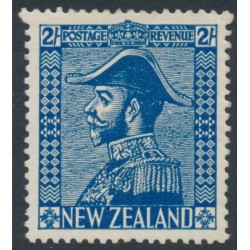 NEW ZEALAND - 1926 2/- deep blue King George V (Admiral), MH – SG # 466