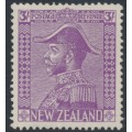 NEW ZEALAND - 1926 3/- mauve King George V (Admiral), MH – SG # 467