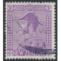 NEW ZEALAND - 1927 3/- pale mauve King George V (Admiral), used – SG # 470