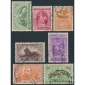 NEW ZEALAND - 1920 ½d to 1/- Victory in WWI set of 7, used – SG # 453-459