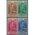 NEW ZEALAND - 1954 2/6 to 10/- QEII on Horse set of 4, MH – SG # 733d-736