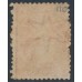 NEW ZEALAND - 1865 1d carmine-vermilion QV Chalon, perf. 12½, star watermark, used – SG # 110