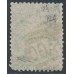 NEW ZEALAND - 1864 1/- green QV Chalon, perf. 12½, star watermark, used – SG # 124