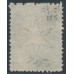 NEW ZEALAND - 1864 1/- yellow-green QV Chalon, perf. 12½, star watermark, used – SG # 125