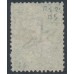 NEW ZEALAND - 1864 1/- yellow-green QV Chalon, perf. 12½, star watermark, used – SG # 125