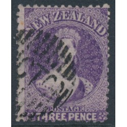 NEW ZEALAND - 1867 3d deep mauve QV Chalon, perf. 12½, star watermark, used – SG # 118