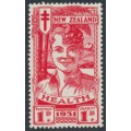 NEW ZEALAND - 1931 1d+1d scarlet Smiling Boy Health Stamp, MH – SG # 546