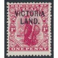 NEW ZEALAND - 1908 1d red Universal, o/p VICTORIA LAND, MNH – SG # A3