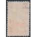 NEW ZEALAND - 1903 5/- vermilion Mt. Cook, single watermark, perf. 11:11, used – SG # 317ba