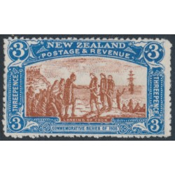 NEW ZEALAND - 1906 3d brown/blue NZ Exhibition, MNG – SG # 372