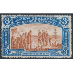 NEW ZEALAND - 1906 3d brown/blue NZ Exhibition, MH – SG # 372