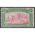 NEW ZEALAND - 1906 6d pink/olive-green NZ Exhibition, MH – SG # 373