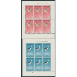 NEW ZEALAND - 1959 Health M/S (Birds) set of 2, MNH – SG # MS777c