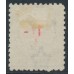 NEW ZEALAND - 1899 1/- carmine/green Postage Due, MH – SG # D3