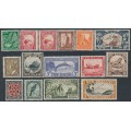NEW ZEALAND - 1935 ½d to 3/- Definitives set, single watermark, MH – SG # 556-569