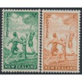 NEW ZEALAND - 1940 Health Stamps set of 2, MH – SG # 626-627