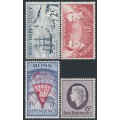 ROSS DEPENDENCY - 1967 2c to 15c First Decimals set of 4, MNH – SG # 5-8