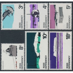 ROSS DEPENDENCY - 1972 Scott Expedition set of 6 (ordinary paper), MNH – SG # 9-14