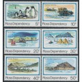 ROSS DEPENDENCY - 1982 5c to 50c Views of the Base set of 6, MNH – SG # 15-20