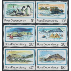 ROSS DEPENDENCY - 1982 5c to 50c Views of the Base set of 6, MNH – SG # 15-20