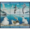 ROSS DEPENDENCY - 1997 40c to $1.80 Antarctic Sea-Birds B/6, MNH – SG # 48a