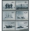 ROSS DEPENDENCY - 2002 40c to $2 Scott Expedition set of 6, MNH – SG # 78-83