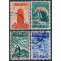 NETHERLANDS - 1933 Seamen's Fund Charity set of 4, used – NVPH # 257-260