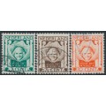 NETHERLANDS - 1924 Voor het Kind set of 3, used – NVPH # 141-143