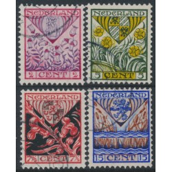 NETHERLANDS - 1927 Voor het Kind set of 4, used – NVPH # 208-211