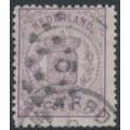 NETHERLANDS - 1870 2½c violet Coat of Arms, perf. 13¼, used – NVPH # 18C