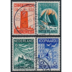 NETHERLANDS - 1933 Seamen's Fund Charity set of 4, used – NVPH # 257-260