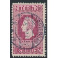 NETHERLANDS - 1913 1G purple-red Jubilee, perf. 11½:11, used – NVPH # 98A