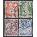 NETHERLANDS - 1930 Voor het Kind set of 4, coil perforations, used – NVPH # R86-R89