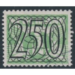 NETHERLANDS - 1940 250c Numeral overprint on 3c green Numeral & Dove, used – NVPH # 372