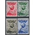 NETHERLANDS - 1935 Voor het Kind set of 4, used – NVPH # 279-282