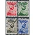 NETHERLANDS - 1935 Voor het Kind set of 4, used – NVPH # 279-282