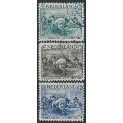 NETHERLANDS - 1930 5c to 12c Rembrandt set of 3, used – NVPH # 229-231