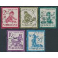 NETHERLANDS - 1950 Voor het Kind set of 5, used – NVPH # 563-567