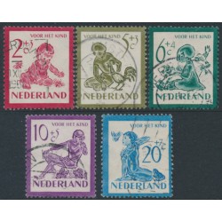 NETHERLANDS - 1950 Voor het Kind set of 5, used – NVPH # 563-567