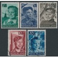 NETHERLANDS - 1951 Voor het Kind set of 5, used – NVPH # 573-577