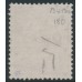 NETHERLANDS - 1870 2½c violet Coat of Arms, perf. 13¼:13¼ (large holes), used – NVPH # 18D