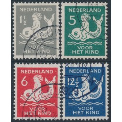 NETHERLANDS - 1929 Voor het Kind set of 4, used – NVPH # 225-228