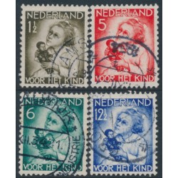 NETHERLANDS - 1934 Voor het Kind set of 4, used – NVPH # 270-273