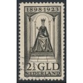 NETHERLANDS - 1923 2½Gld black-brown Queen Wilhelmina Jubilee, used – NVPH # 130