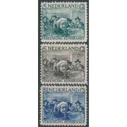 NETHERLANDS - 1930 5c to 12c Rembrandt set of 3, MH – NVPH # 229-231