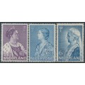 NETHERLANDS - 1934 Crisis Committee & Queen Mother, MH – NVPH # 265-266+269