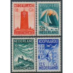 NETHERLANDS - 1933 Seamen's Fund Charity set of 4, MH – NVPH # 257-260